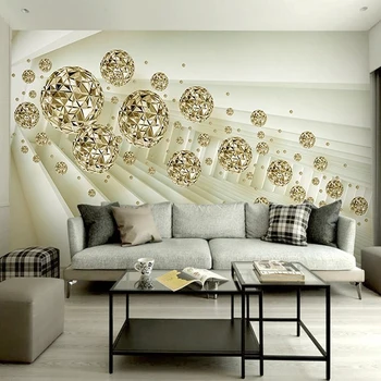 Custom Photo Mural Wallpaper 3D Stereo Abstract Space Golden Ball Modern Fashion Interior Background Wall Decorative Painting
Custom Photo Mural Wallpaper 3D Stereo Abstract Space Golden Ball Modern Fashion Interior Background Wall Decorative Painting