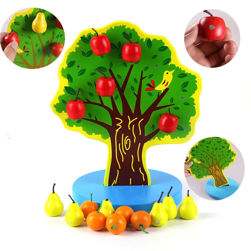 Wooden Education Toys Kids DIY Magnetic Apple Christmas Math Tree Montessori toys Baby learning Math Toy Teachin Aids
Wooden Education Toys Kids DIY Magnetic Apple Christmas Math Tree Montessori toys Baby learning Math Toy Teachin Aids