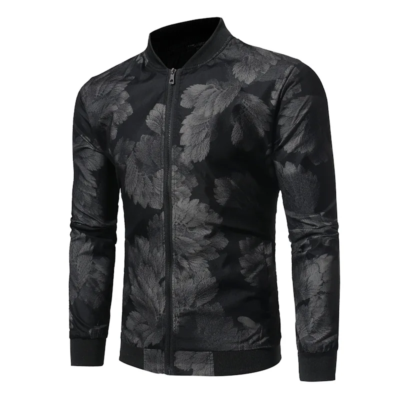 Jacquard Baseball Jacket Men 2018 Stylish Stand Collar Slim Fit Zipper Floral Print Bomber Mens Jackets High Street Jaqueta Male
Jacquard Baseball Jacket Men 2018 Stylish Stand Collar Slim Fit Zipper Floral Print Bomber Mens Jackets High Street Jaqueta Male