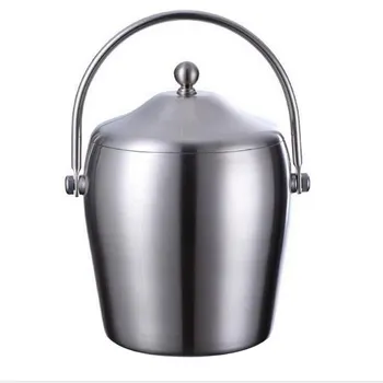 Stainless steel beer ice bucket with lid wine champagne bucket bar KTV Metal Large Ice Bucket
Stainless steel beer ice bucket with lid wine champagne bucket bar KTV Metal Large Ice Bucket