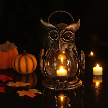 GiveU Halloween Owl Tealight Holder Candleholders, Hanging Lantern for Outdoor & Indoor Party Decor, Halloween decoration, Gold
GiveU Halloween Owl Tealight Holder Candleholders, Hanging Lantern for Outdoor & Indoor Party Decor, Halloween decoration, Gold