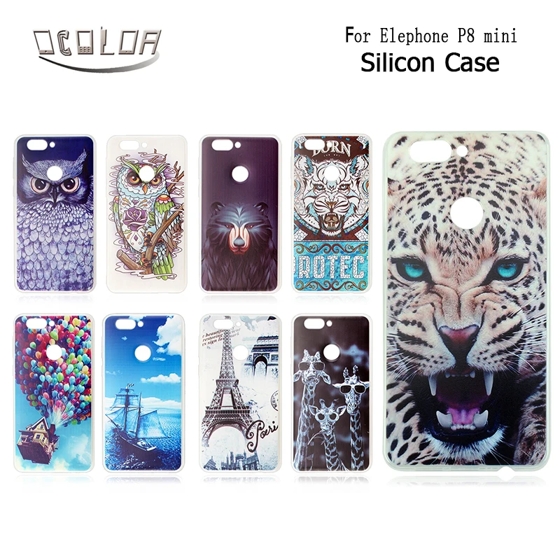Ocolor For Elephone P8 Mini Soft Silicone Case Anti-knock Back Cover TPU Colorful Protective Case For Elephone P8 Mini Phone
Ocolor For Elephone P8 Mini Soft Silicone Case Anti-knock Back Cover TPU Colorful Protective Case For Elephone P8 Mini Phone