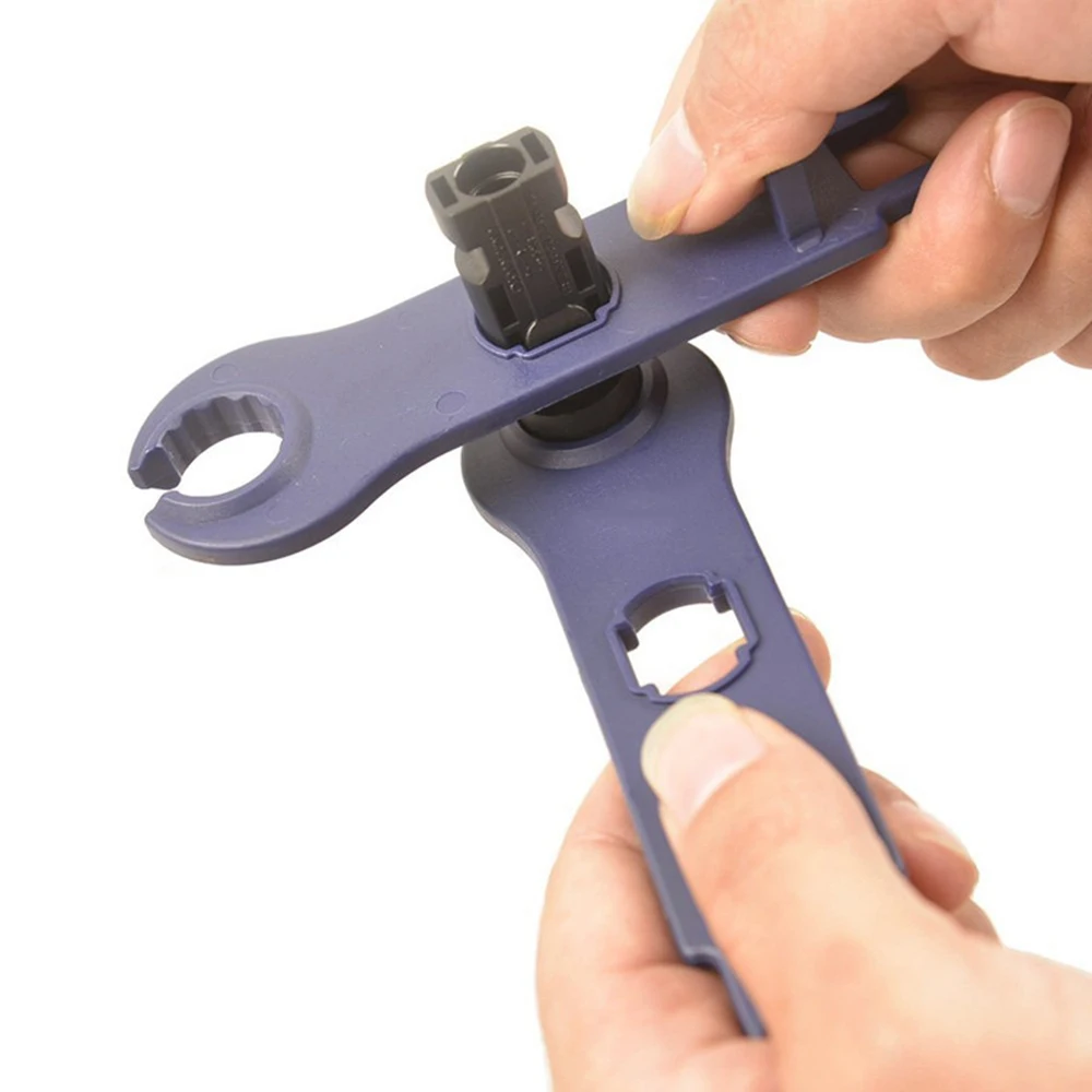 2pcs Solar Connector torque wrench 1Pair MC4 Solar Panel Connector Disconnect repair Tools Spanners ABS Plastic Pocket Wrench
2pcs Solar Connector torque wrench 1Pair MC4 Solar Panel Connector Disconnect repair Tools Spanners ABS Plastic Pocket Wrench