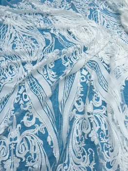 fashionable tulle embroidery french net lace fabric Cyndi-688-92 with beads for party dress
fashionable tulle embroidery french net lace fabric Cyndi-688-92 with beads for party dress