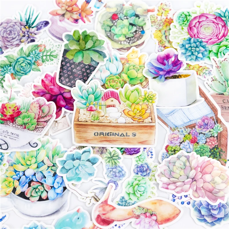 32pcs Creative kawaii succulent plants self-made Japanese color/ beautiful stickers /decorative sticker/Waterproof Stickers
32pcs Creative kawaii succulent plants self-made Japanese color/ beautiful stickers /decorative sticker/Waterproof Stickers