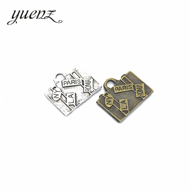 YuenZ 10pcs Bronze Tibetan Silver Plated Suitcase Charms Pendant Jewelry Making Accessories DIY Crafts 17*15mm J216
YuenZ 10pcs Bronze Tibetan Silver Plated Suitcase Charms Pendant Jewelry Making Accessories DIY Crafts 17*15mm J216