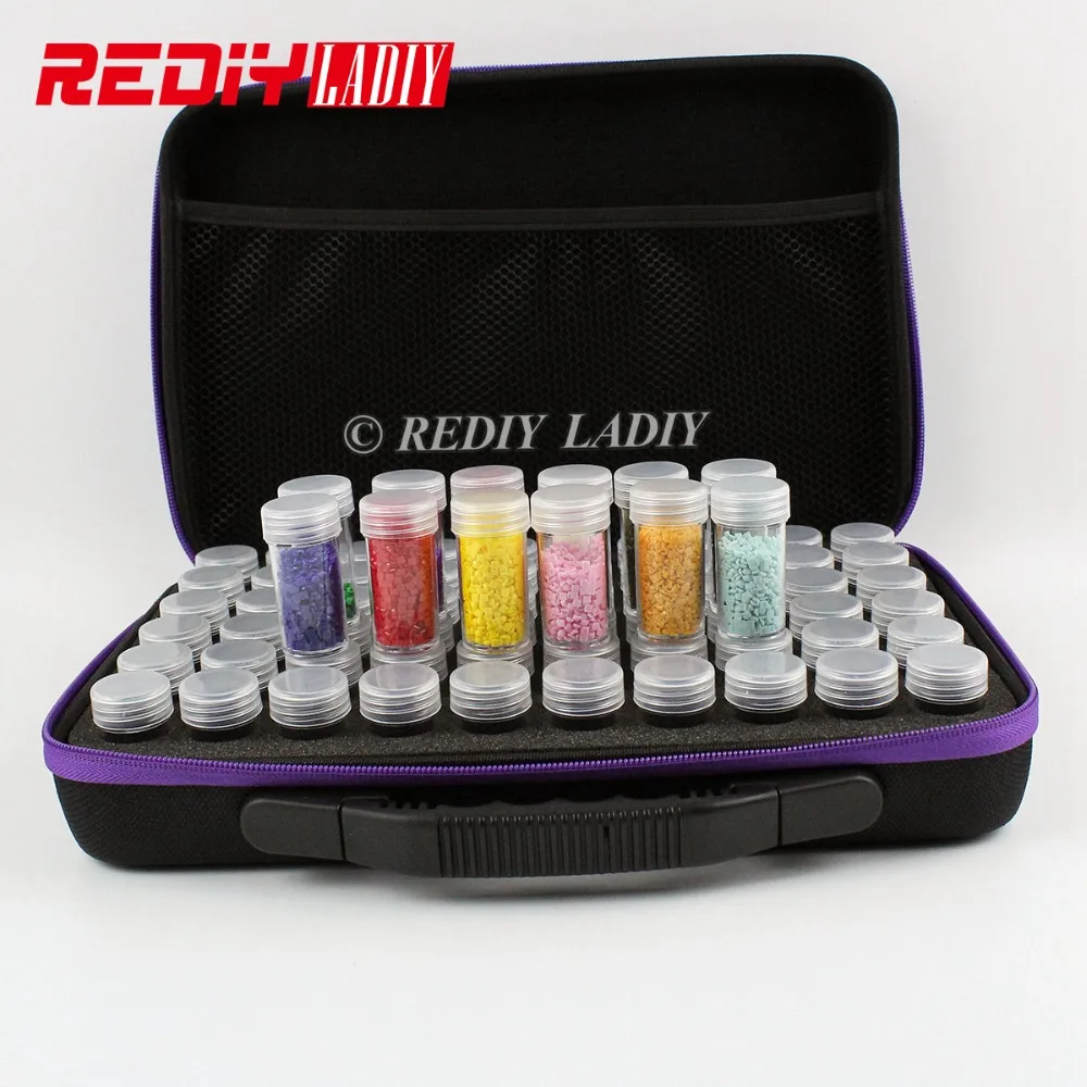 HOT 60 Bottles Diamond Painting Tool Mosaic Beads Container Storage Box Carry Case Holder Hand Bag Zipper EVA Shockproof Durable
HOT 60 Bottles Diamond Painting Tool Mosaic Beads Container Storage Box Carry Case Holder Hand Bag Zipper EVA Shockproof Durable
