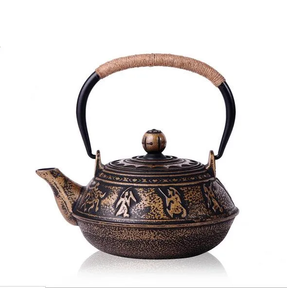Japanese Cast Iron Teapot Uncoated Kung Fu Warring States Tea Pot With Filter Creative Kettle Tetera De Hierro Fundido
Japanese Cast Iron Teapot Uncoated Kung Fu Warring States Tea Pot With Filter Creative Kettle Tetera De Hierro Fundido