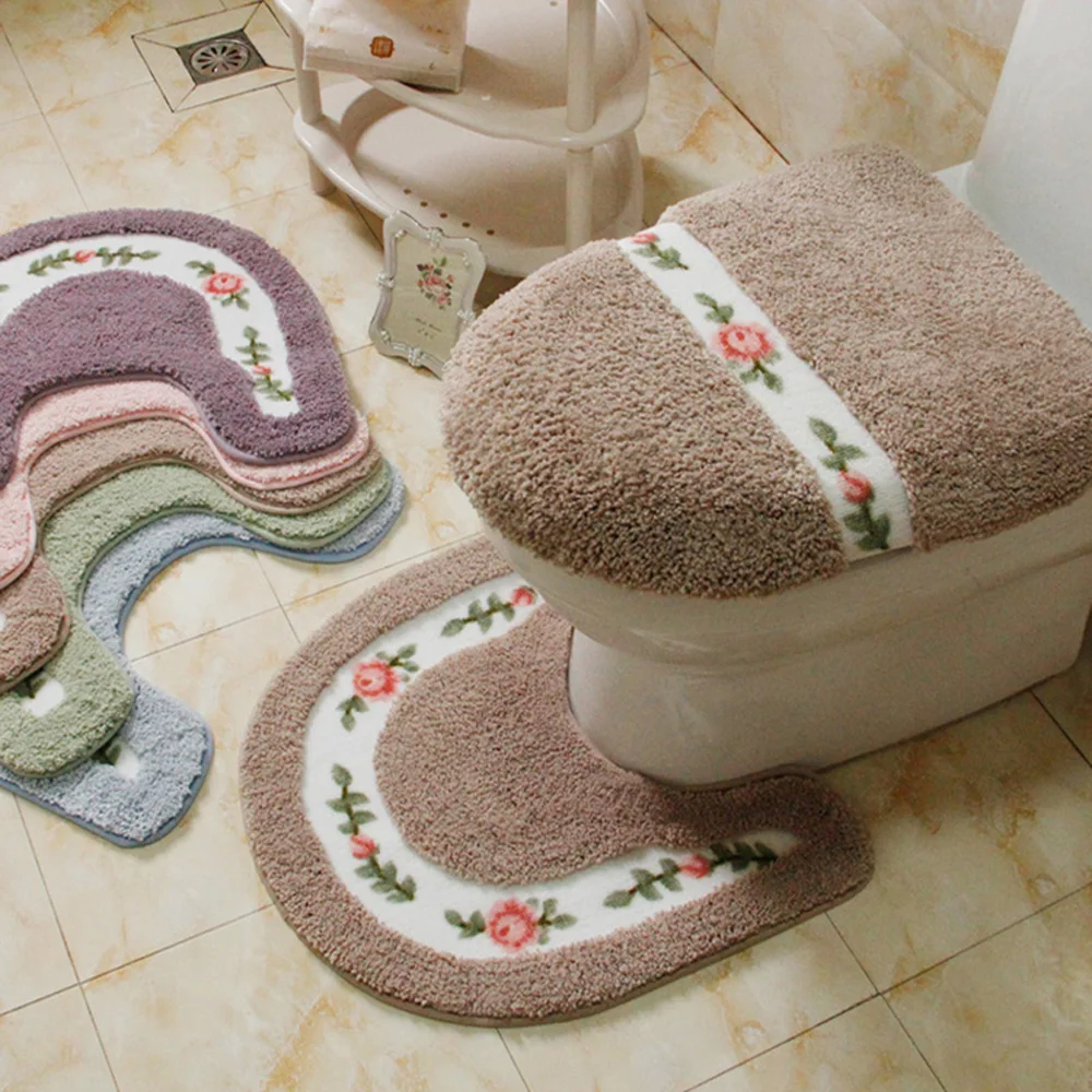 2Pcs/set Winter Thicken Warmer Washable Toilet Set Bath Mat Toilet Seat Cover & Rug Bathroom Toilet Seat Cushion Set
2Pcs/set Winter Thicken Warmer Washable Toilet Set Bath Mat Toilet Seat Cover & Rug Bathroom Toilet Seat Cushion Set