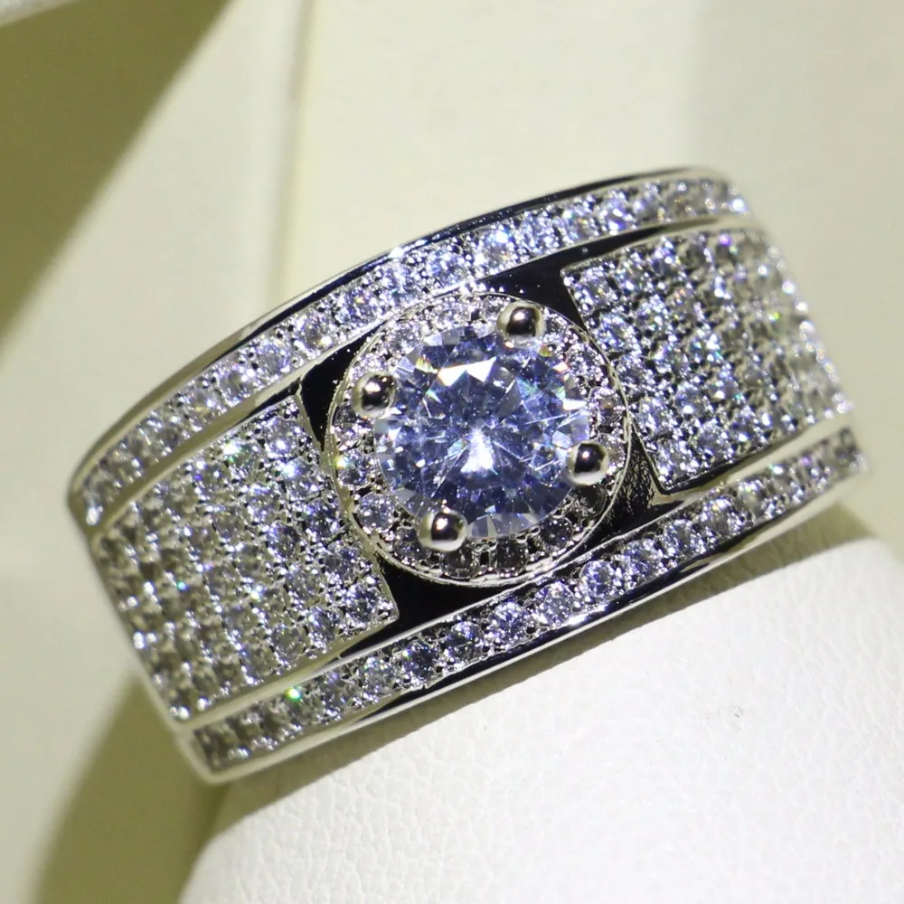 Женское кольцо из серебра 925 пробы с фианитом 5 А | Украшения и аксессуары