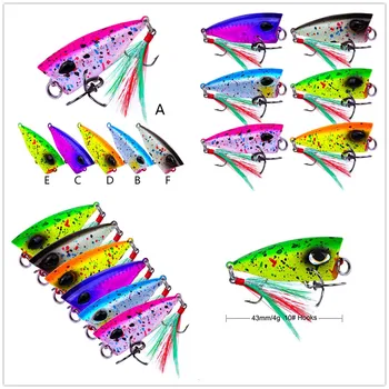 4.3cm/4g Mini Popper Lure Trout Lures Ultralight Fishing Lure Topwater Bait Finesse Crankbait Wobbler Minnow Isca Poper Pesca 
4.3cm/4g Mini Popper Lure Trout Lures Ultralight Fishing Lure Topwater Bait Finesse Crankbait Wobbler Minnow Isca Poper Pesca