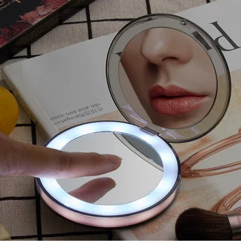 Mini 10 Lights LED Makeup Mirror 1X 3X Magnify Hand Held Fold Micro USB Charging Built-in Battery Chargeable Photo Studio kits
Mini 10 Lights LED Makeup Mirror 1X 3X Magnify Hand Held Fold Micro USB Charging Built-in Battery Chargeable Photo Studio kits