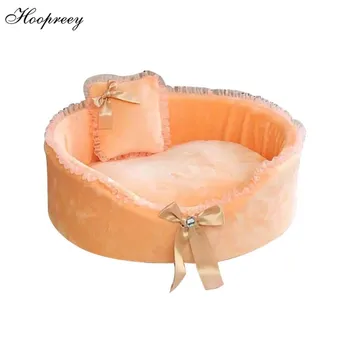 Winter Warm Cat Bed Princess Style Lace Fleece Dog Bed Bow-tie Decor Soft Pillow Oval Pet Kennel for Small Puppy Dogs Kittens 10
Winter Warm Cat Bed Princess Style Lace Fleece Dog Bed Bow-tie Decor Soft Pillow Oval Pet Kennel for Small Puppy Dogs Kittens 10