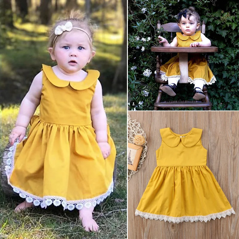 baby girl yellow frock