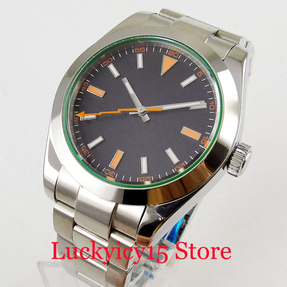 PARNIS 40mm Sterile Dial Flash Hand Polished Watch Case Stainless Steel Bracelet 40mm Automatic Men's Watch
PARNIS 40mm Sterile Dial Flash Hand Polished Watch Case Stainless Steel Bracelet 40mm Automatic Men's Watch