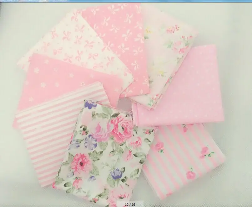 8pcs 40 * 50cm pink Cotton Quilts Fabric for DIY Sewing Patchwork Kids Bedding Tilda Doll Cloth Textiles Fabric Striped Rose
8pcs 40 * 50cm pink Cotton Quilts Fabric for DIY Sewing Patchwork Kids Bedding Tilda Doll Cloth Textiles Fabric Striped Rose