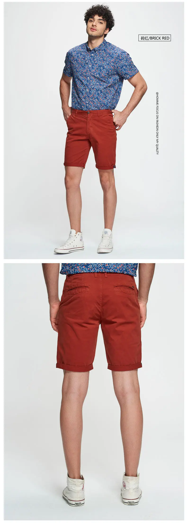 Casual Cotton Shorts Male Summer Quality Solid Travel Shorts Cargo Men Short Sprots Washed Pants Fashion Chinese Clothing Dress 09
