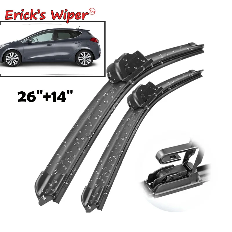 Erick's Wiper Front Wiper Blades For KIA Cee'd JD 2013 - 2017 Windshield Windscreen Front Window 2016 2015 2014 26"+14"
Erick's Wiper Front Wiper Blades For KIA Cee'd JD 2013 - 2017 Windshield Windscreen Front Window 2016 2015 2014 26"+14"