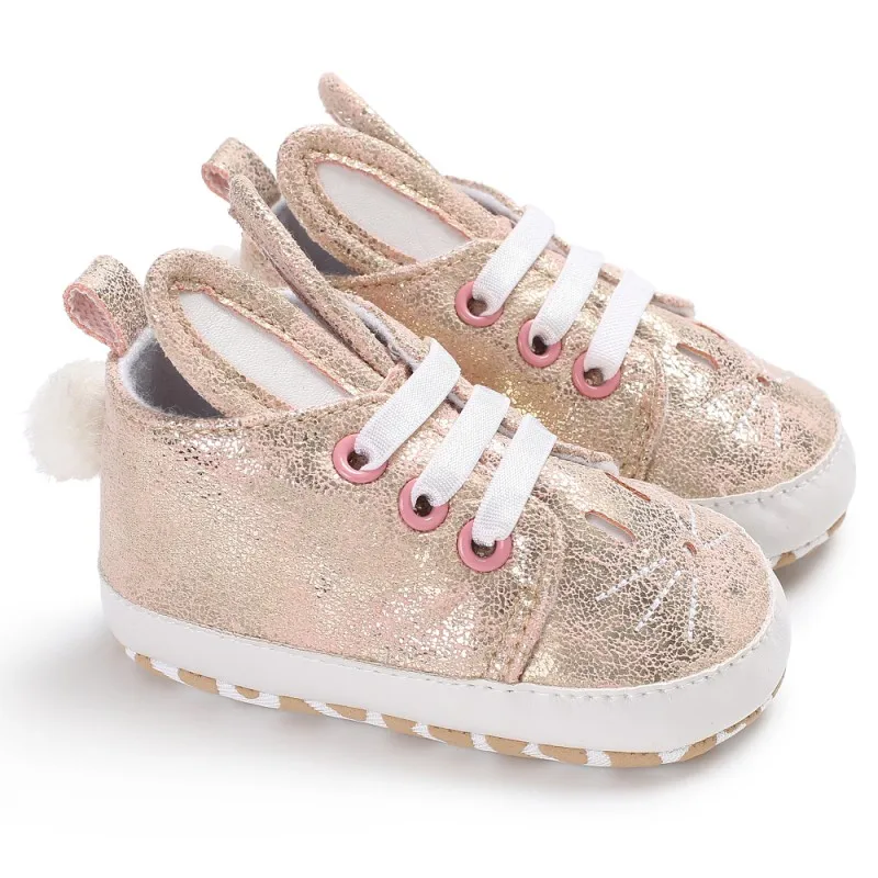 Newborn baby PU Leather shoes Infant Toddle First walks Cute Rabbit Fretwork Soft soled Babe Loafer Sneakers 0-18M
Newborn baby PU Leather shoes Infant Toddle First walks Cute Rabbit Fretwork Soft soled Babe Loafer Sneakers 0-18M
