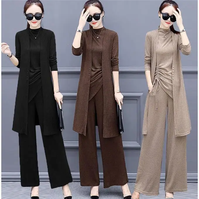 2019 Spring Autumn Women Tracksuit Casual Long Sleeve Cardigan + Sleeveless Pullover 3 Set Women Knitted Suit Women's Sets
2019 Spring Autumn Women Tracksuit Casual Long Sleeve Cardigan + Sleeveless Pullover 3 Set Women Knitted Suit Women's Sets