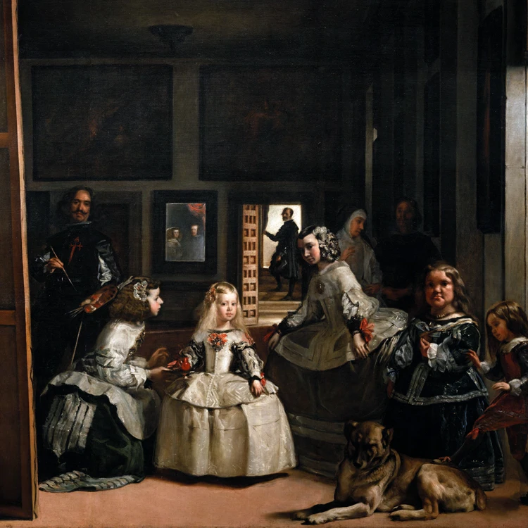 

giant poster classical portrait canvas painting home art picture Velazquez Diego Rodriguez The Family of Felipe IV Las Meninas