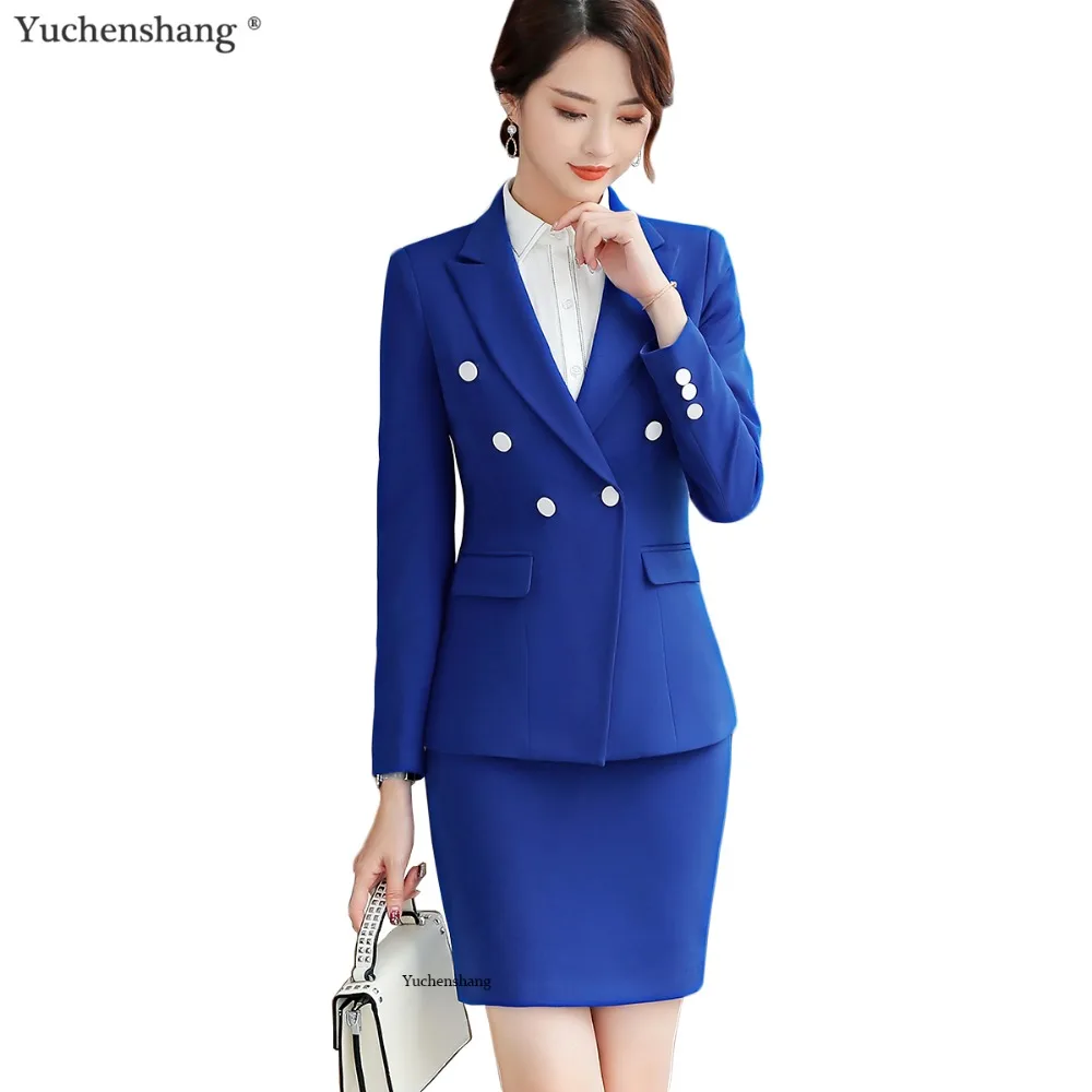 Women Skirt Suit 2019 Fashion Full Long Sleeve Business Suits High Quality Ladies Office Wear Two Piece Sets 5XL
Women Skirt Suit 2019 Fashion Full Long Sleeve Business Suits High Quality Ladies Office Wear Two Piece Sets 5XL