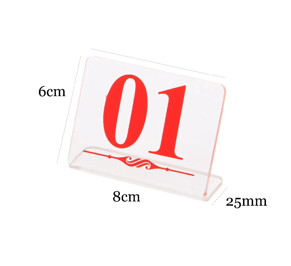 New Arrival L - Type Restaurant Table Number Card Clear Acrylic Digital Number Seat Table Signage Hotel Desk Sign Rack 5pcs/lot
New Arrival L - Type Restaurant Table Number Card Clear Acrylic Digital Number Seat Table Signage Hotel Desk Sign Rack 5pcs/lot