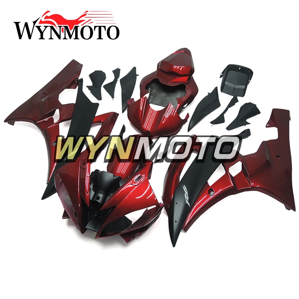 Complete Fairings Kit For Yamaha R6 2006-2007 06 07 Year Injection ABS Plastics Bodywork Motorcycle Dark Red Cowling Covers New
Complete Fairings Kit For Yamaha R6 2006-2007 06 07 Year Injection ABS Plastics Bodywork Motorcycle Dark Red Cowling Covers New