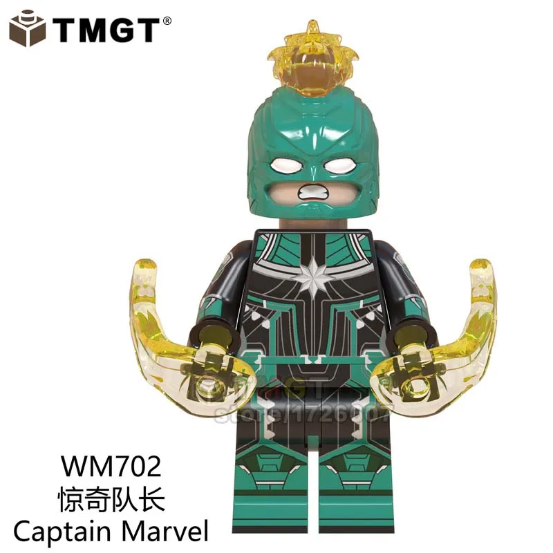 TMGT Single Figure Legoings Captain Marvel Carol Danvers Avengers Thanos Pepper Thor Iron Man Building Blocks Toys For Children
TMGT Single Figure Legoings Captain Marvel Carol Danvers Avengers Thanos Pepper Thor Iron Man Building Blocks Toys For Children