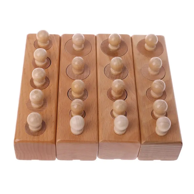 1 Set Wooden Cylinder Montessori Socket Blocks Blocks Toy For Baby Educational Development Practice Senses
1 Set Wooden Cylinder Montessori Socket Blocks Blocks Toy For Baby Educational Development Practice Senses