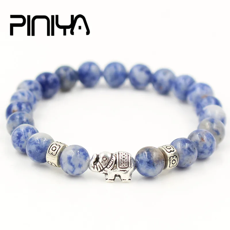 Newest Female Natural Howlite,Onyx,Stone Bead Elastic Bracelet Silver Color Elephant Charm Yoga Bracelet for Girl Gift Jewelry
Newest Female Natural Howlite,Onyx,Stone Bead Elastic Bracelet Silver Color Elephant Charm Yoga Bracelet for Girl Gift Jewelry