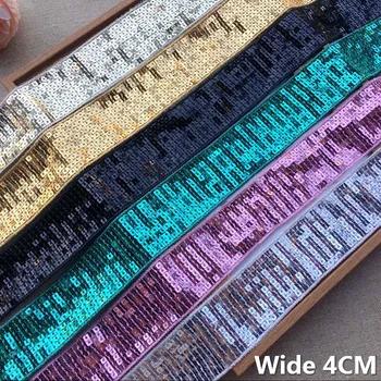 4CM Wide Luxury Glitter Sequins Lace Applique Beaded Trim Embroidery Ribbon Bust Dress Guipure Lace Collar DIY Sewing Ornament
4CM Wide Luxury Glitter Sequins Lace Applique Beaded Trim Embroidery Ribbon Bust Dress Guipure Lace Collar DIY Sewing Ornament