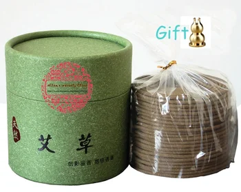 48pcs 4hours Natural Artemisia Argyi Health Wormwood Incense Coils Antiseptic Mosquito Repellent coil incense + incense holder
48pcs 4hours Natural Artemisia Argyi Health Wormwood Incense Coils Antiseptic Mosquito Repellent coil incense + incense holder