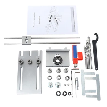 Dowelling Jig for Furniture Fast Connecting Cam Fitting 3 In 1 Woodworking Drill Guide Kit Locator
Dowelling Jig for Furniture Fast Connecting Cam Fitting 3 In 1 Woodworking Drill Guide Kit Locator