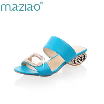 MAZIAO Woman's Fashion Summer Shoes Thick Heels Flip Flops Gladiator Platform Sandals Rhinestone Slides Slippers Size 34-43
MAZIAO Woman's Fashion Summer Shoes Thick Heels Flip Flops Gladiator Platform Sandals Rhinestone Slides Slippers Size 34-43