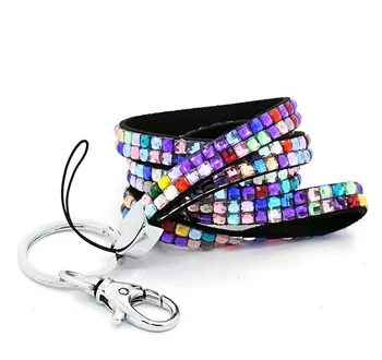 Wholesale 100pcs Bling Crystal Rhinestone Custom Neck Lanyard Strap For ID Name Badge Holder Cell Phone and Key Holders
Wholesale 100pcs Bling Crystal Rhinestone Custom Neck Lanyard Strap For ID Name Badge Holder Cell Phone and Key Holders