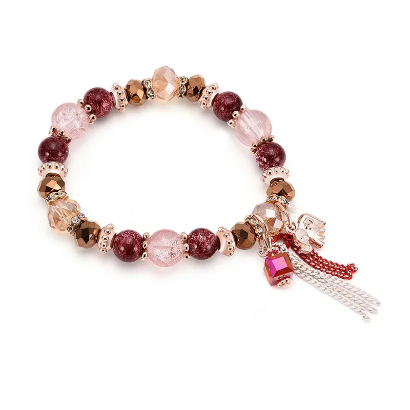 FUNIQUE 2018 Bohemian Chain Tassel Pendant Bangle Bracelet Crystal Glass Charm Stretch Bead Bracelets For Women Boho Jewelry
FUNIQUE 2018 Bohemian Chain Tassel Pendant Bangle Bracelet Crystal Glass Charm Stretch Bead Bracelets For Women Boho Jewelry