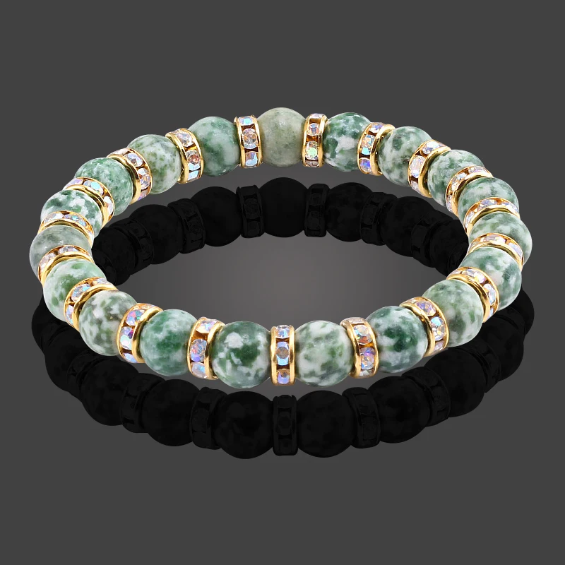 New Fashion Classic Natural Stone Bracelet Crystal Green Bead Bracelets & Bangles Women And Men Stretch Yoga bracelet Jewelry
New Fashion Classic Natural Stone Bracelet Crystal Green Bead Bracelets & Bangles Women And Men Stretch Yoga bracelet Jewelry