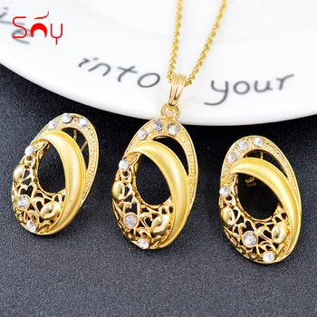 Sunny Jewelry Trendy Jewelry Findings Hot Selling Jewelry Set For Women Earrings Necklace Pendant Romantic Engagement Jewelry
Sunny Jewelry Trendy Jewelry Findings Hot Selling Jewelry Set For Women Earrings Necklace Pendant Romantic Engagement Jewelry