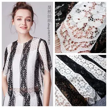 1.5x1.5Meters Black Off white multi colors lace fabric 2018 NEW fashion design eyelash lace for making women dress and gowns!
1.5x1.5Meters Black Off white multi colors lace fabric 2018 NEW fashion design eyelash lace for making women dress and gowns!