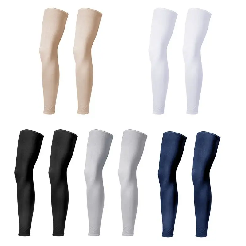 Unisex Summer UV Protection Ice Silk Leg Sleeves Solid Color Full Length Compression Non-Slip Sports Running Cycling Long Sleeve
Unisex Summer UV Protection Ice Silk Leg Sleeves Solid Color Full Length Compression Non-Slip Sports Running Cycling Long Sleeve
