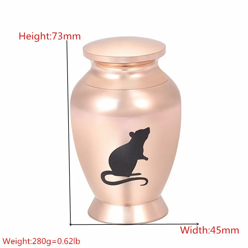 Mouse Engraved Small Cremation Urn Hold Pet Animal Ashes,Stainless Steel Funeral Cremation Mini Jar/Urn for Memorial
Mouse Engraved Small Cremation Urn Hold Pet Animal Ashes,Stainless Steel Funeral Cremation Mini Jar/Urn for Memorial