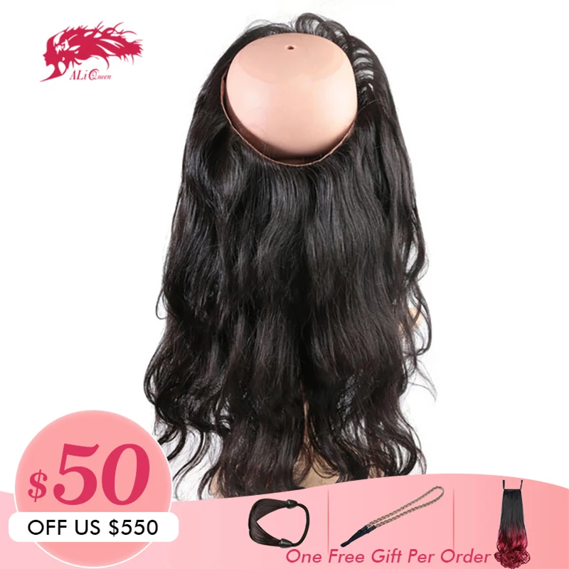 Ali Queen Hair Brazilian Body Wave Pre Plucked 360 Lace Frontal With Elastic Bangs Virgin Hair Natural Hairline Free Shipping
Ali Queen Hair Brazilian Body Wave Pre Plucked 360 Lace Frontal With Elastic Bangs Virgin Hair Natural Hairline Free Shipping