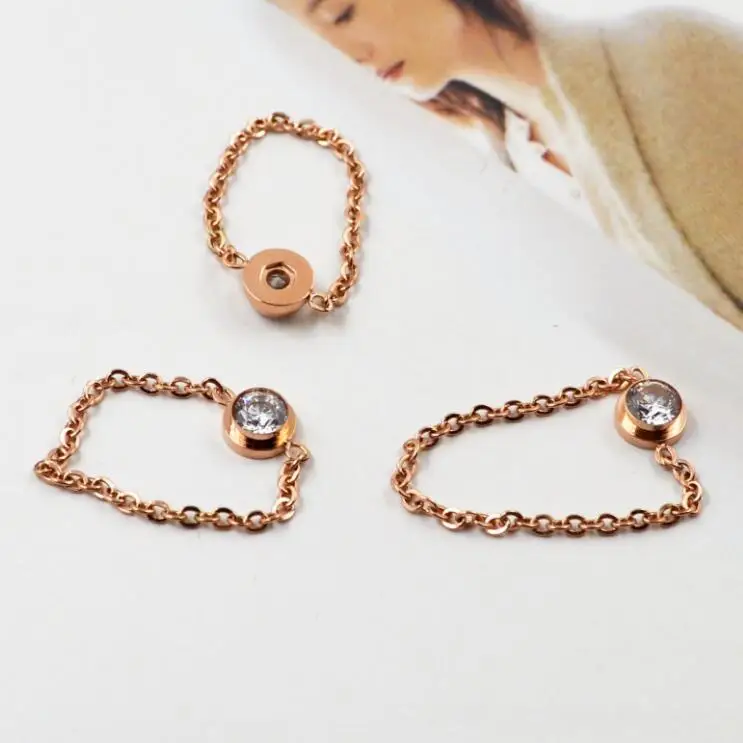 Chain crystal ring anti allergy Stainless steel fashion jewelry best friends High-quality Promotion wholesale G0134
Chain crystal ring anti allergy Stainless steel fashion jewelry best friends High-quality Promotion wholesale G0134