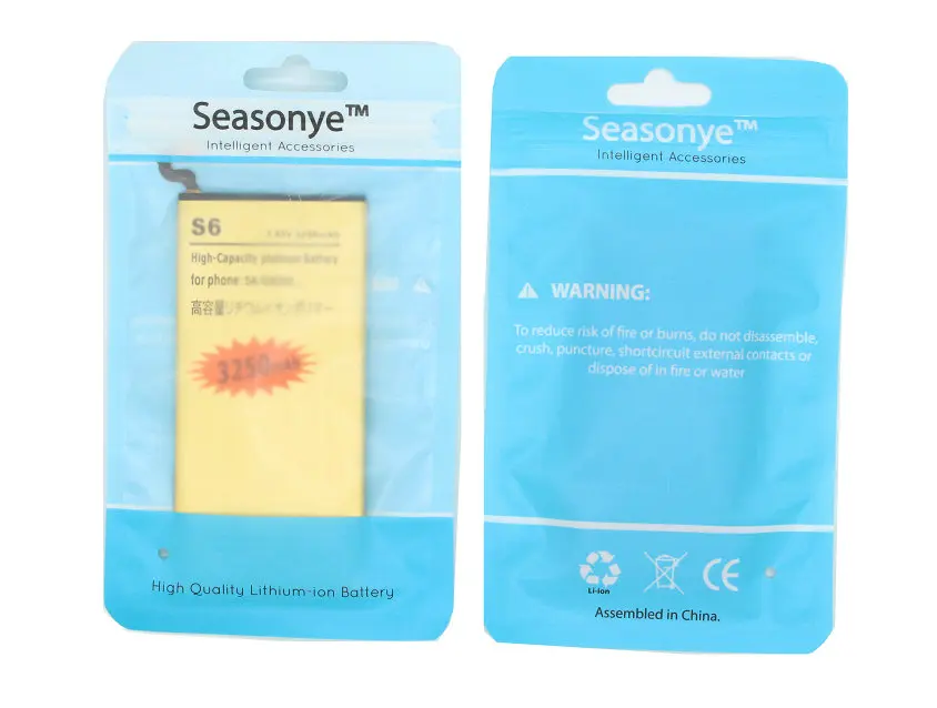 Seasonye 1x EB-BG920ABE 3250mAh Phone Replacement Battery For Samsung Galaxy S6 S 6 SM-G920 G920 G9200 G920F G920i G9200 G9208
Seasonye 1x EB-BG920ABE 3250mAh Phone Replacement Battery For Samsung Galaxy S6 S 6 SM-G920 G920 G9200 G920F G920i G9200 G9208