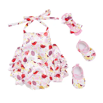 Baby Easter Clothes Set Little Girl Ruffles Jumpsuit Shoes Hairband Set Newborn Sleeveless Outfits For 0-24Months Infant
Baby Easter Clothes Set Little Girl Ruffles Jumpsuit Shoes Hairband Set Newborn Sleeveless Outfits For 0-24Months Infant