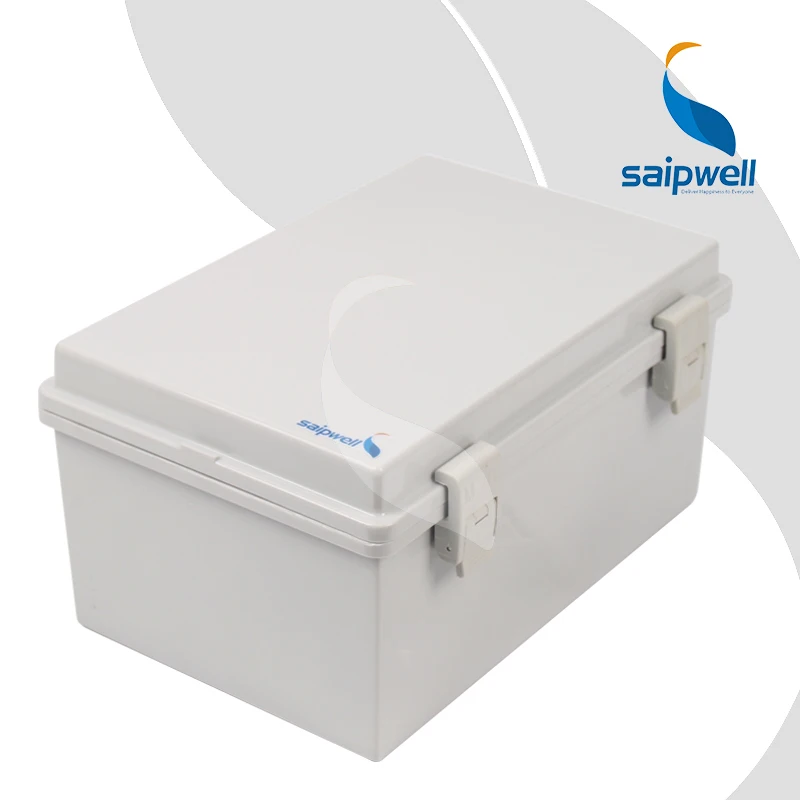 200*300*150mm ABS Waterproof Connection Box with Plastic Draw Latches / Hinge Type Enclosure SP-MG-203015
200*300*150mm ABS Waterproof Connection Box with Plastic Draw Latches / Hinge Type Enclosure SP-MG-203015