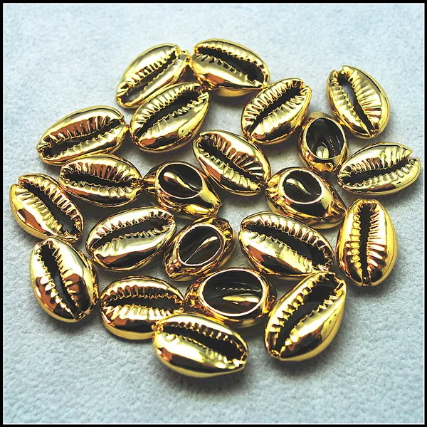 20pcs shell beads spacer beads plated golden silver color size 15-20mm length for charms bracelets making accessories or caps
20pcs shell beads spacer beads plated golden silver color size 15-20mm length for charms bracelets making accessories or caps