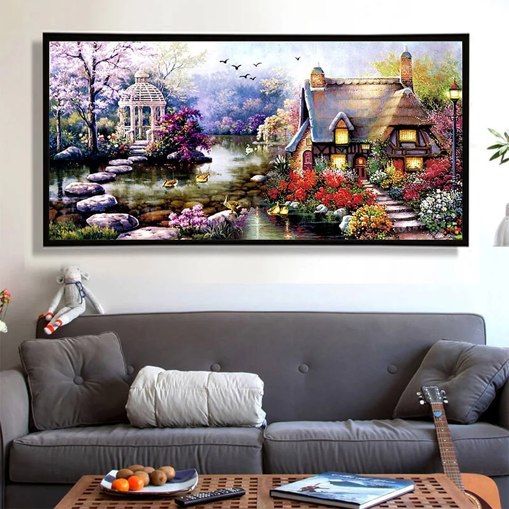 EverShine Diamond Painting Lodge Picture Of Rhinestones Diamond Embroidery Landscape Cross Stitch Diamond Mosaic Hobby Gift
EverShine Diamond Painting Lodge Picture Of Rhinestones Diamond Embroidery Landscape Cross Stitch Diamond Mosaic Hobby Gift