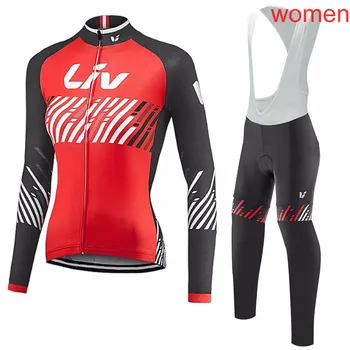 Spring Autumn Woman New MTB Wear LIV Cycling clothing Cycling long Sleeves jersey bib pants sets Bicycle Wear Clothing 1105L
Spring Autumn Woman New MTB Wear LIV Cycling clothing Cycling long Sleeves jersey bib pants sets Bicycle Wear Clothing 1105L